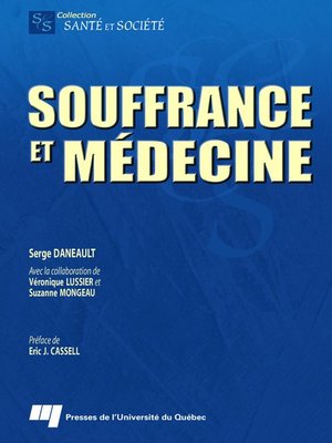 cover image of Souffrance et médecine